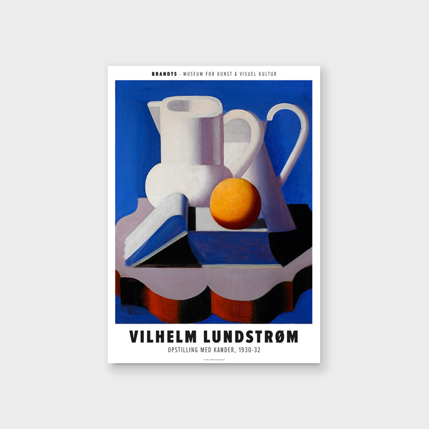 마이온프라이빗 빌헬름 룬드스트롬 VILHELM LUNDSTRØM - ARRANGEMENT WITH OBJETS 50 x 70 cm