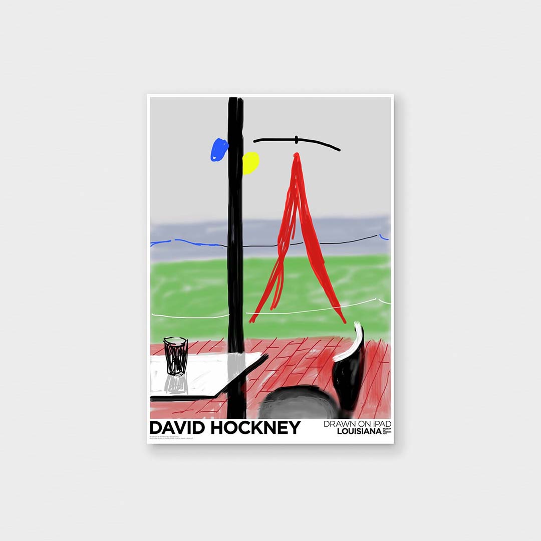마이온프라이빗  데이비드 호크니 DAVID HOCKNEY - ME DRAW ON IPAD (2011) 59.4 x 84.1