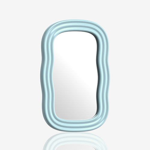 CONNECTORIAL Wave Mirror-Mint Green(Small)