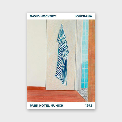 마이온프라이빗 데이비드 호크니 DAVID HOCKNEY - PARK HOTEL MUNICH 42 x 59.4 cm