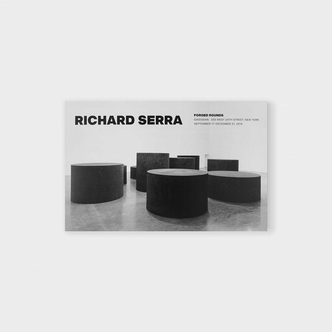 마이온프라이빗  [SIGNED] 리처드 세라 RICHARD SERRA - FORGED ROUNDS 99 x 63.5 cm