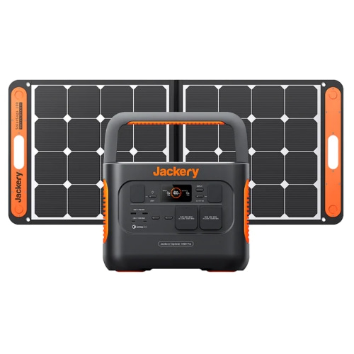 Jackery 잭커리 Solar Generator 1000 Pro 파워뱅크 1000 Pro+100W 태양광패널 세트 태양광충전
