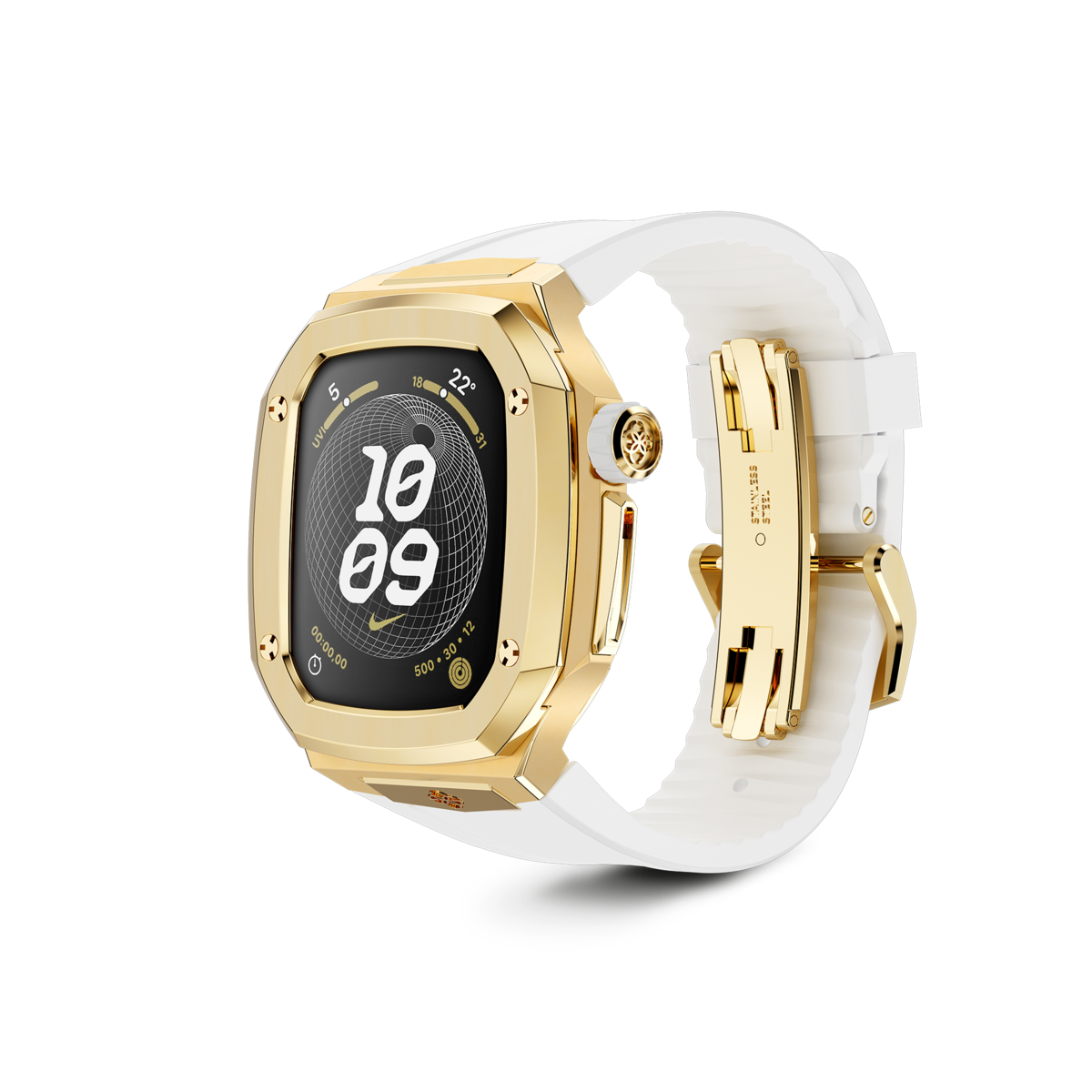 골든컨셉 SPIII 41mm 골드 - 화이트 스트랩 애플워치 케이스 Apple Watch Case - SPIII41 - GOLD