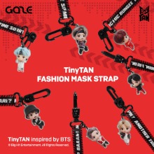 GAZE 타이니탄 (BTS 캐릭터) 패션 마스크 스트랩 TinyTAN Fashion Mask Strap