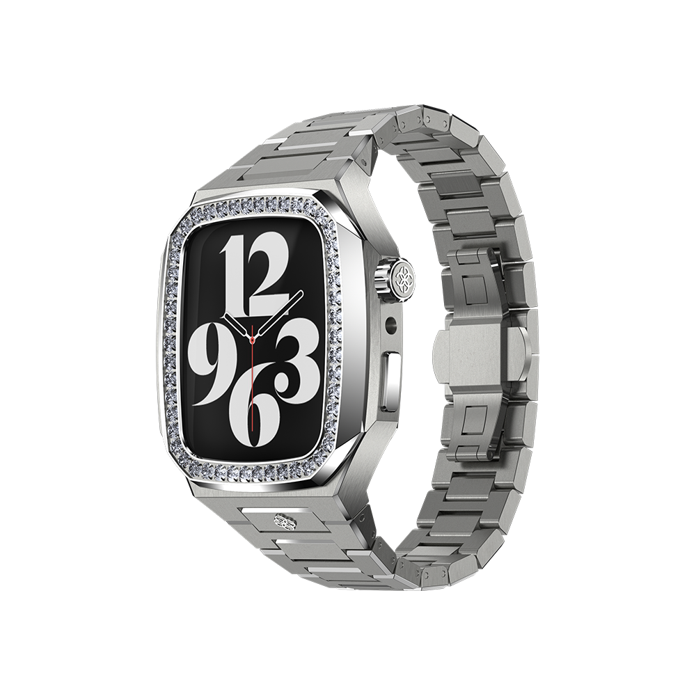 골든컨셉 애플워치 케이스 EVD 45mm 실버 Apple Watch Case - EVD - Silver [추성훈 시계]